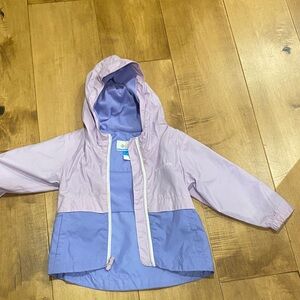 Columbia Two-Tone Purple Kids Raincoat